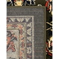 thumbnail image 5 of Unique Loom Sialk Hill Collection Area Rug - Washington (3' x 16' 5" Runner Green/Hunter Green) Floral Traditional Perfect For Living Room Bed Room Dining Room Office, 5 of 8