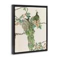 thumbnail image 4 of Stupell Industries Traditional Floral Peacock Animals & Insects Painting Black Floater Framed Canvas Art Print Wall Art, 17 x 21, 4 of 10