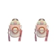 thumbnail image 1 of Botellas de agua Billuyoard con pajita para niños 820ml Rosa 2Conjunto, 1 of 1