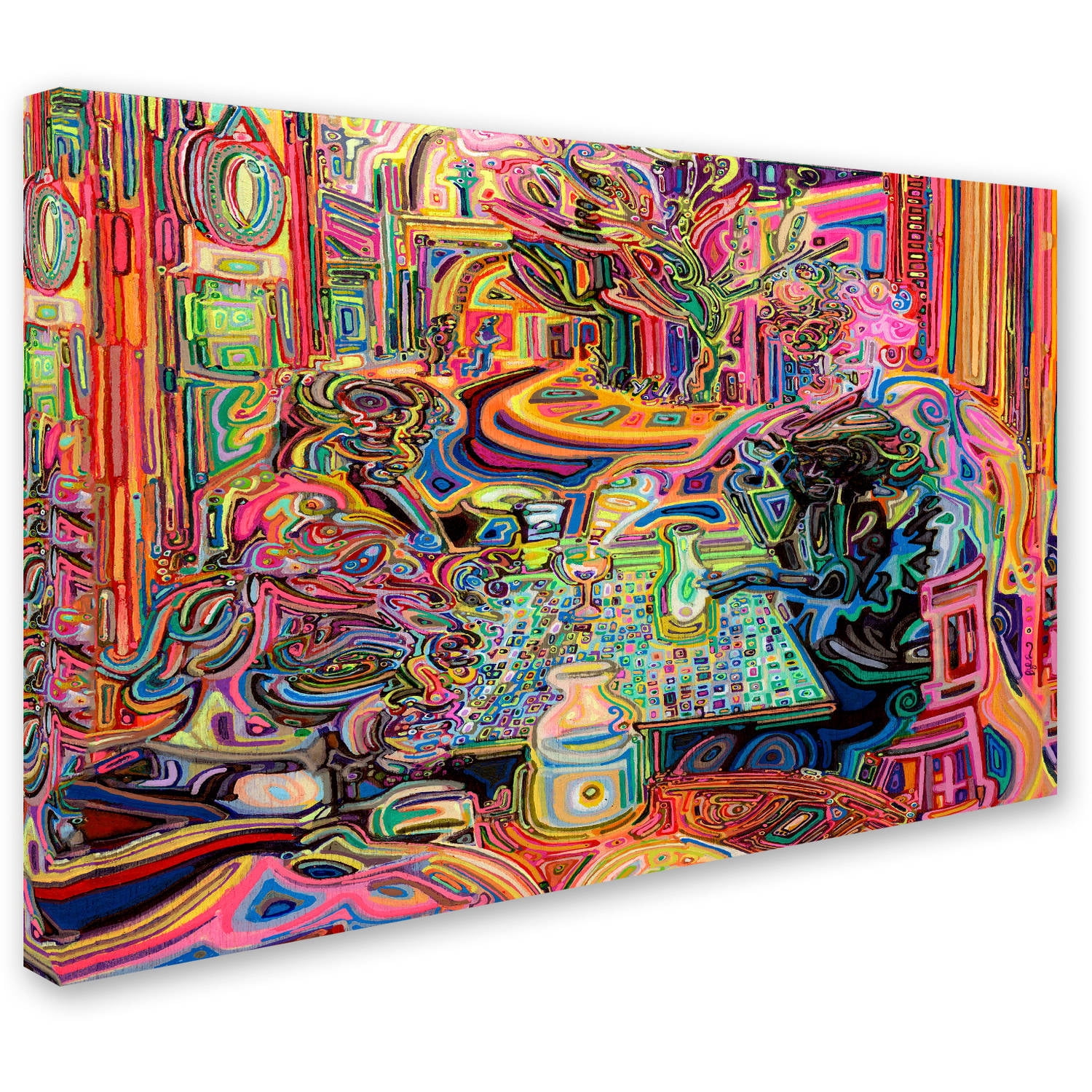 Trademark Fine Art "5 O'clock Somewhere" Canvas Art by Josh Byer