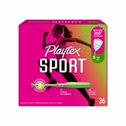 Playtex Sport Tampons, Unscented, Super (36 Count)