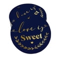thumbnail image 1 of Inkdotpot Pack Of 100 Real Gold Foil Paper Tags Love Is Sweet Wedding Favor Hang Tags, 1 of 7