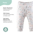 thumbnail image 4 of The Peanutshell Washable Floral Stars Cotton, Pants Girl's Size Newborn, 4 of 7