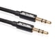 thumbnail image 4 of Adaptador de conector de sonido de sonido estéreo con cabeza chapada en oro para MP4 1000cm Hugo Cable de audio estéreo, 4 of 10