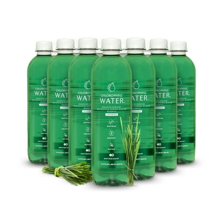 Chlorophyll Water® (Case of 12): Purified Mountain Spring Water with Essential Vitamins