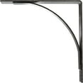 thumbnail image 4 of Ekena Millwork 3"W x 16"D x 16"H Morris Steel Bracket, Antiqued Silver, 4 of 11