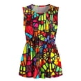 thumbnail image 4 of LYEAA Floral Tank Tops for Women Sleeveless Crewneck Loose Tunic Shirts Print Summer Pullover Tees Casual Clothes, 4 of 6
