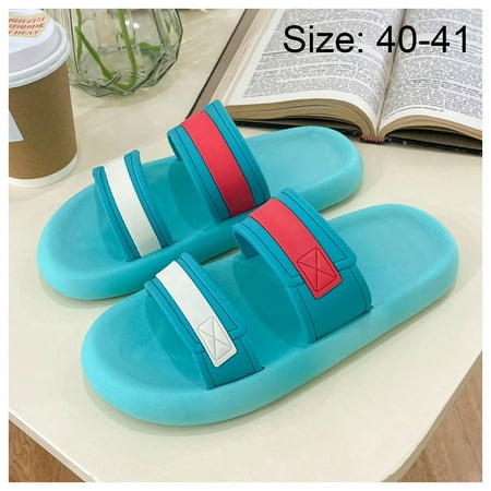 

Beach Sandals Non-slip Shower Bathroom Slippers Soft Summer Slide Sandals