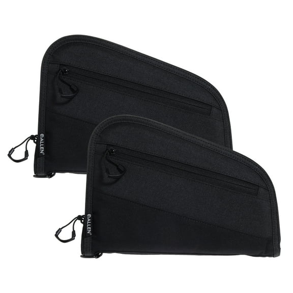 Allen Company 9" Auto-Fit 2.0 Firearm Case, 2-Pack, Black