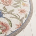 thumbnail image 5 of Safavieh Chelsea Baxter Bordered Wool Area Rug, Ivory, 7'6" x 9'6" Oval, 5 of 14