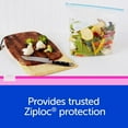 thumbnail image 4 of Ziploc Sacs de congélation Slider grand format pour la conservation des aliments, Technologie Power Shield, 4 of 9