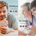 thumbnail image 5 of Repetidor WiFi Amplificador WiFi Blanco, Extensor WiFi hasta 120㎡, Repetidor WiFi potente con puerto Ethernet, Compatible con todas las cajas internas, 5 of 5