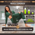 thumbnail image 4 of Rollga LITE Foam Roller for Back Pain, Deep Tissue Massage, 18", 4 of 12