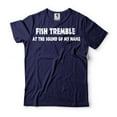 thumbnail image 4 of Mens Funny Fishing Shirt Fish Tremble At The Sound Of My Name Shirt Fisherman Humorous Tee Shirt (X-Large Grey), 4 of 6