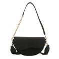 thumbnail image 5 of Bolsos de mujer de alta calidad para primavera y verano 2025, nuevo y popular bolso de hombro de cuero debajo del brazo, bandolera de banda ancha de nicho., 5 of 5
