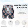 thumbnail image 5 of Lsque Mens Swim Trunks Popcorn Pattern - Bathing Suit Compression Liner - Beach Swim Shorts Swimwear - (S-3XL) - Stretch Quick Dry -XX-Large, 5 of 9