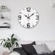 thumbnail image 4 of Reloj de pared de estilo europeo de madera decorativo de 30 cm para colgar en la pared de la escuela, la granja y la sala de estar. B, 4 of 7