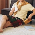 thumbnail image 5 of Sikiie Wonderful Time Christmas Mens Pajama Shorts, Lightweight Lounge Pant with Pockets Soft Sleep Pj Shorts for MenLarge, 5 of 6