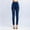 Blue, variant on TAGOLD Summer Pants for Womens,Womens Plus Size Pants, Fashion Women Print Casual High Waist Imitation Denim Leggings Elastic Slim Hip Ninth Pants