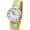 Gold, variant on Collections Women's 36mm Case Plain Casual Stretch Band Watch