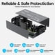thumbnail image 4 of Inversor de corriente BESTEK de onda sinusoidal pura, 400 W, DC, 12 V a 110 V AC, 4 of 8
