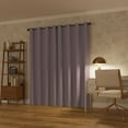 thumbnail image 2 of Sun Zero Oslo Extreme 100% Blackout Grommet Curtain Panel, 52"X54", Blush Pink, 1-Piece Single Panel, 2 of 9