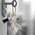 thumbnail image 1 of Scissor Comb Hair Stylist Tool, Hair Barber Keychain, Stainless Steel, Lightweight Design, for Salon Home Use, Portable Grooming Kit, Trimming Tool, Professional Hair Care Accessory Akmoler, 1 of 8