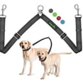 thumbnail image 2 of Correa doble para perros Brilliant Paw Splitter ajustable, color negro, 2 of 6