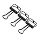 thumbnail image 3 of 80 clips huecos para carpetas de 0,7 pulgadas, metal resistente, huecos, abrazaderas de papel de sujeción fuertes para el estudio de la oficina en el hogar, color negro, 3 of 5