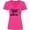 Hot Pink, variant on Inktastic Breast Cancer Awareness Cancer Picked the Wrong Girl Women's V-Neck T-Shirt