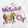 thumbnail image 2 of The Wizard of Oz Retro Logo Unisex Adult Crewneck Sweatshirt, White, Small, 2 of 4