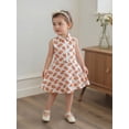 thumbnail image 5 of BemeyourBBs Kids Toddler Baby Girl Summer Golf Football Dress Outfit Athletic Workout Dress Clothes Sleeveless Tank Dress Lapel Collar Half Zipper A Line Dress Party Princess Dresses, 5 of 9