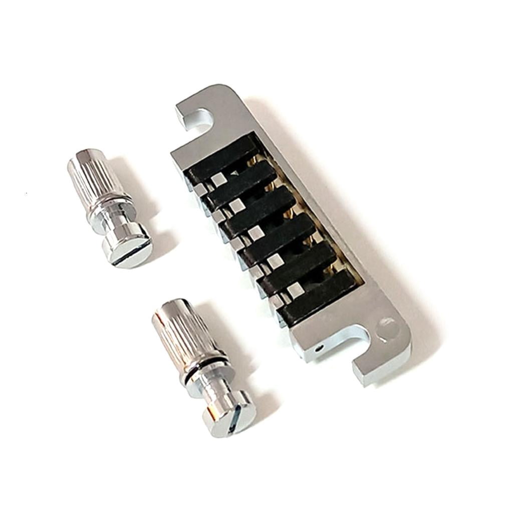 CEORPER 6-String Electric Guitar Bridge Tailpiece Vintage Bridges with Studs and Inserts