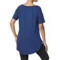 thumbnail image 2 of No nonsense Women's Ultimate Legging Tee Shirt Short Sleeve Prussian Blue XXL, 2 of 2