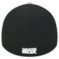 thumbnail image 4 of Men's New Era Gray/Black Chicago White Sox Visor Trim 39THIRTY Flex Hat, 4 of 6