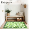 thumbnail image 3 of ODIKA 5'x7' Machine Washable Non-Slip Area Rug, Verdant Vines Floral for Hallway & High Traffic Rug, Green, 57141, 3 of 7