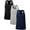 31# 3Pack:Black+Gray+Navy Blue, variant on Mens Muscle Gym Tank Top Dry Fit Y-Back Sleeveless 3 Pack,Black+Gray+Red,US Size L