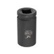 thumbnail image 4 of Socket de impacto profundo Uxcell de 3/4" de 27 mm 6 puntos de acero de molibdeno cromo negro, 4 of 5