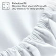 thumbnail image 4 of Bare Home 7-Piece Bed-in-a-Bag - King, White with White Sheet Set, 4 of 7
