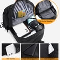 thumbnail image 4 of Bolso de pecho Bolso de ocio para hombre Bolso multifuncional Bolso bandolera de viaje de un solo hombronegro, 4 of 5