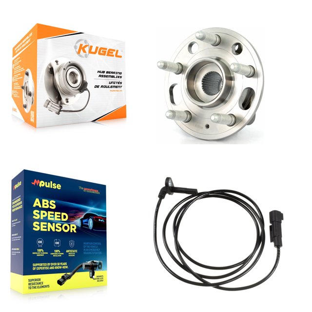 Kugel Rear Wheel Hub Bearing and ABS Sensor Kit for Car Buick Regal - Left Right Side (Driver Passenger) K7S-100736