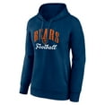 thumbnail image 2 of Women's Navy Chicago Bears Victory Script Pullover Hoodie, 2 of 3