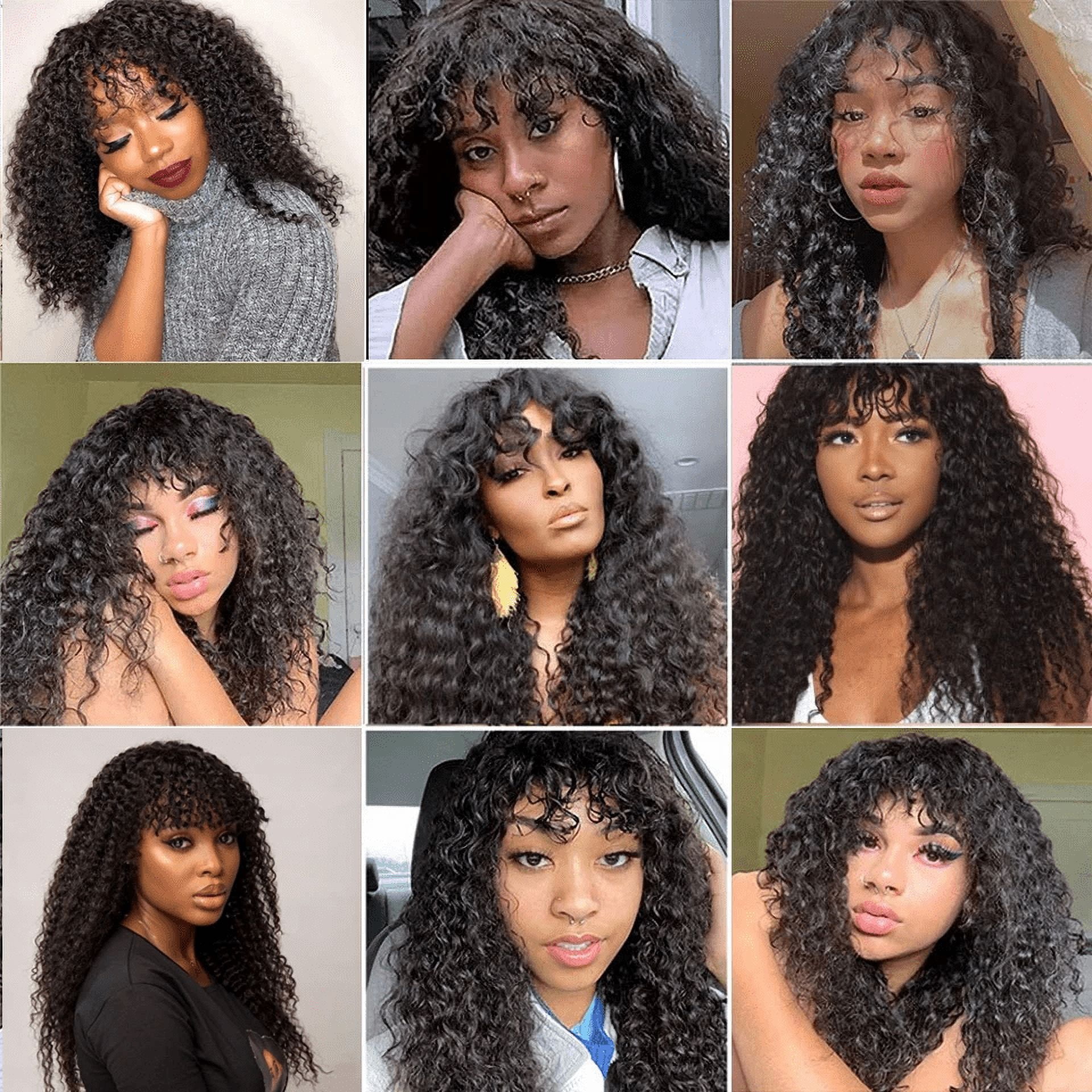 DOPI Human Hair Wigs For Women Black Color Natural Lace Hair Natural Black Synthetic Wig Fashion Short Bob Wavy Sexy Women