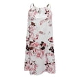 thumbnail image 4 of Leutsin Robe d'Été Décontractée pour Femme Grande Taille Robe d'Été pour Femme à Col Suspendu en Métal Imprimé Sans Manches, 4 of 6