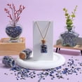 thumbnail image 4 of 500g/1.1lb Lazuli Stone Chips Tumbled Stones Chips Mini Irregular Shaped Blue Crushed Tumbled Stone Rock Chip Pieces for Jewelry Making Home Office Vase Plants Decorative Crafts, 4 of 6