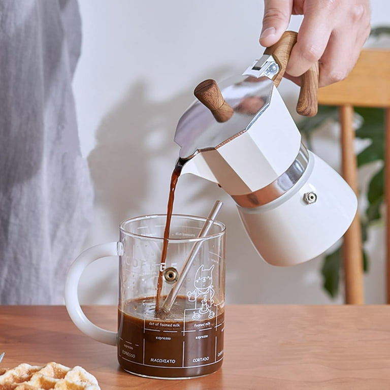 Coffee Pot, Moka Pot Italian Coffee Maker 3 cup/5 OZ