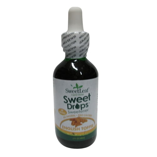 SweetLeaf Sweet Drops Liquid Stevia Sweetener, English Toffee, 2 Oz