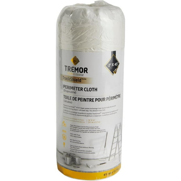 Non-Slip Perimeter Drop Cloth - 2' x 45'