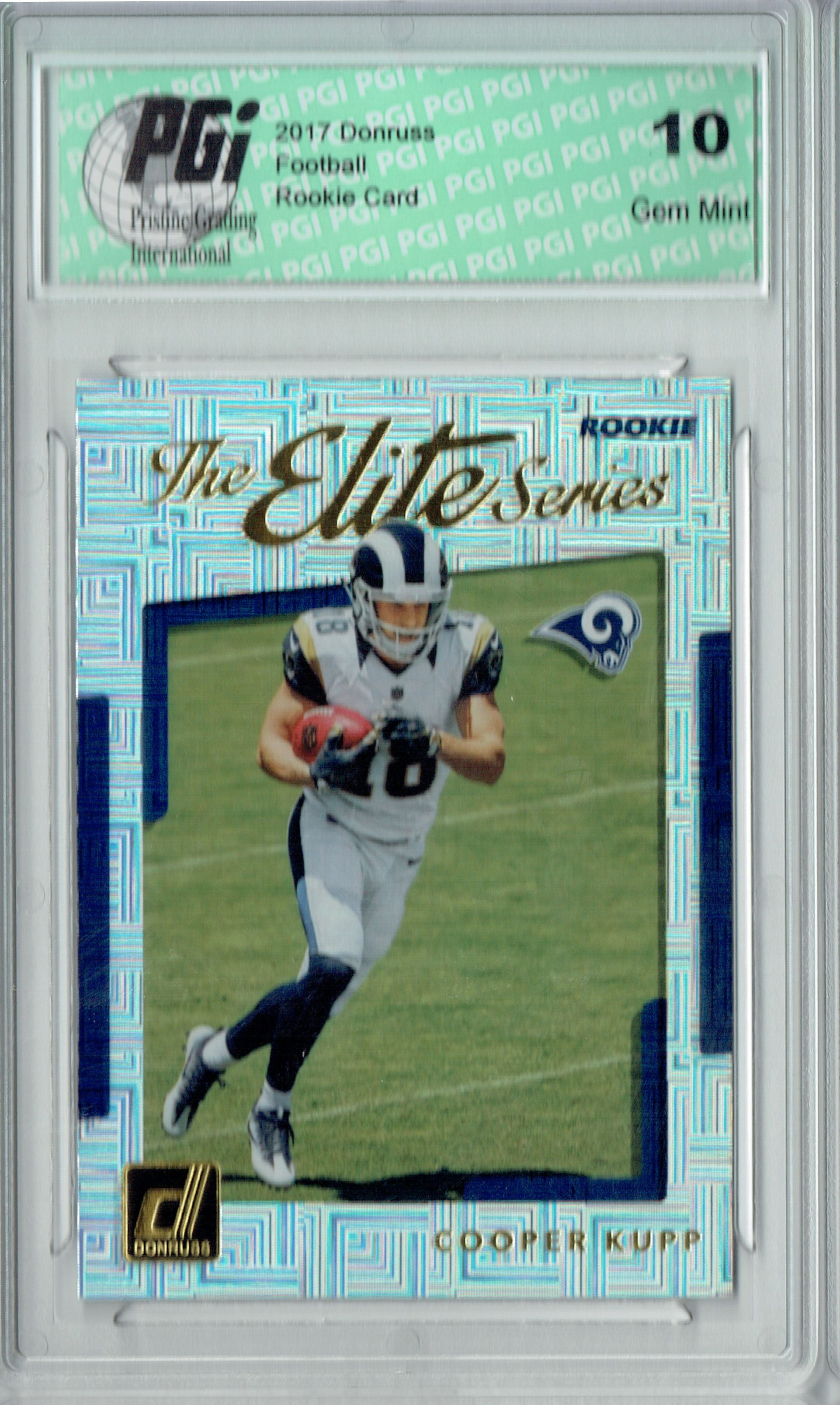 Donruss Cooper Kupp 2017 Donruss Elite Series 18 SP Rookie Card PGI 