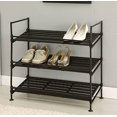 thumbnail image 2 of Organize It All Porte-chaussures 3 Niveaux en Espresso, 2 of 2